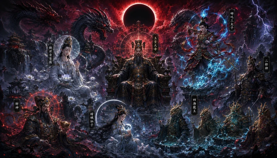panteon divinita cinesi
