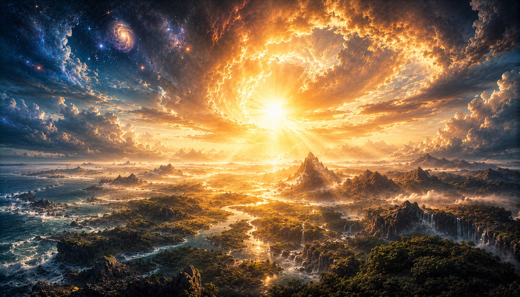La creazione del mondo nella mitologia