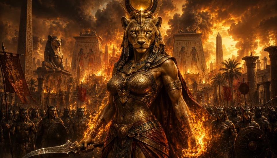 la dea Sekhmet