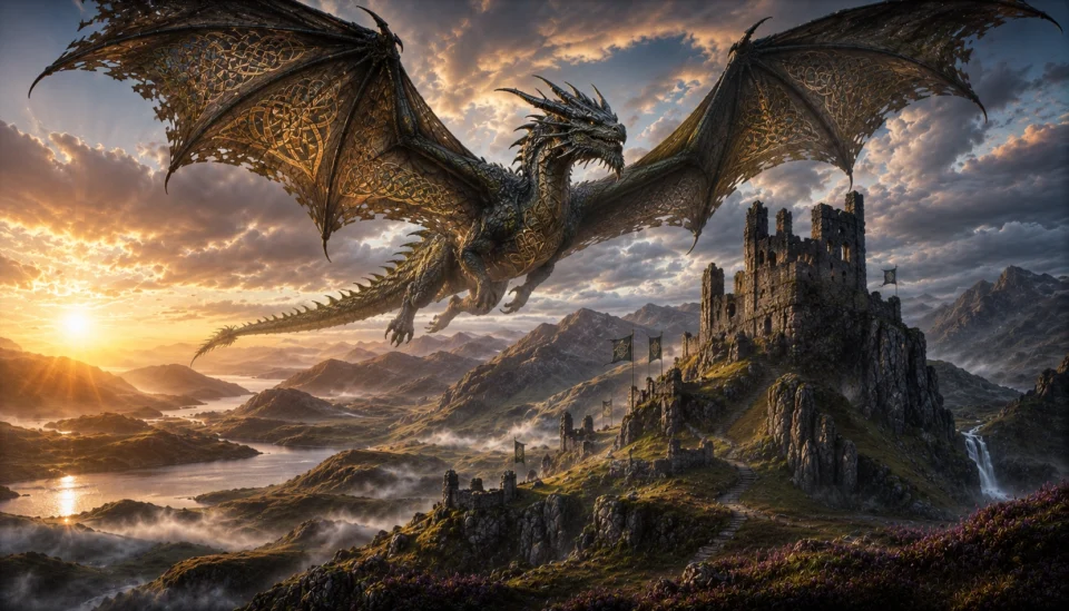 drago mitologia scozzese