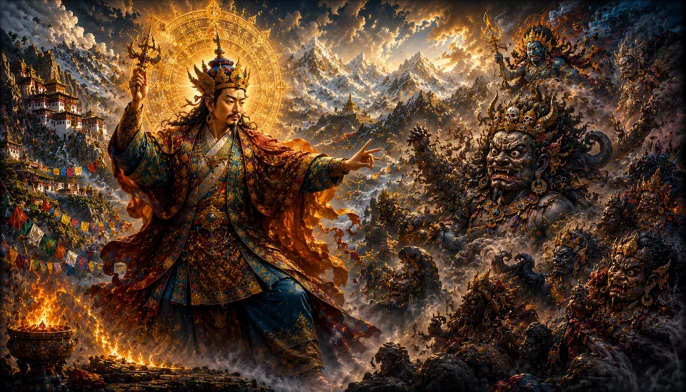 Padmasambhava nella mitologia tibetana.