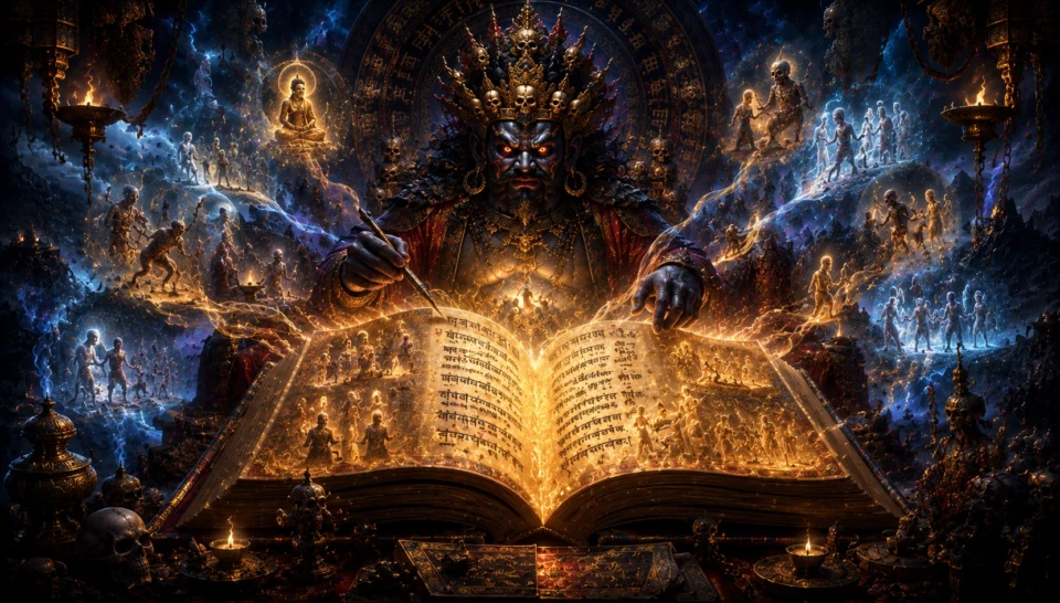 Yama nel Libro Tibetano dei Morti