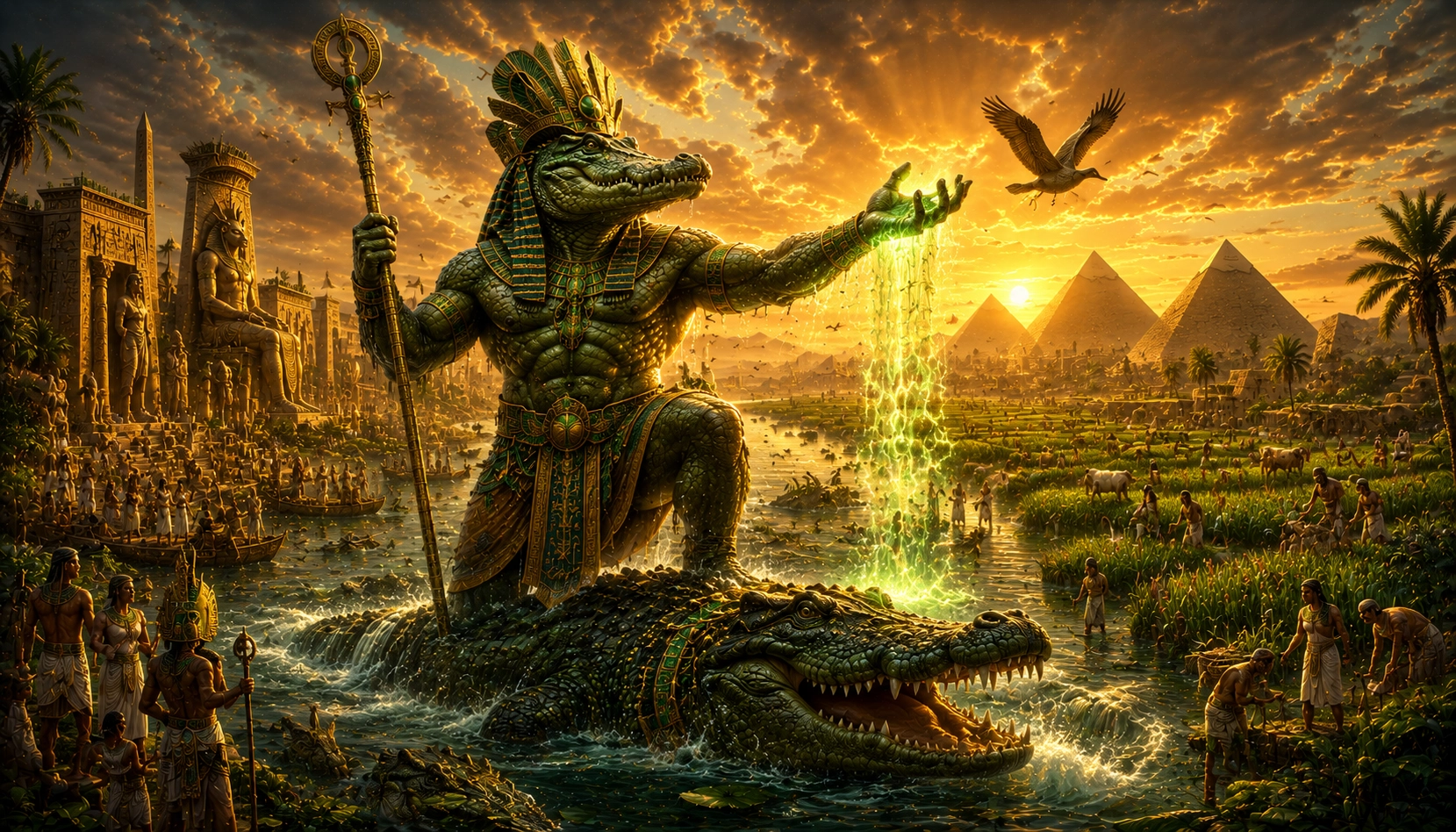 Sobek nella Mitologia Egizia