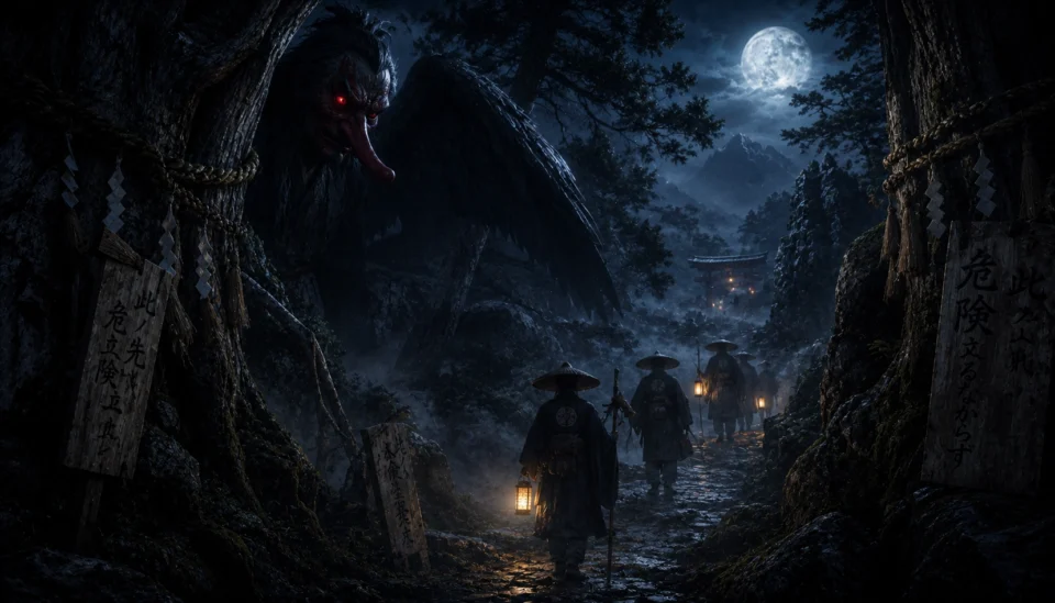 tengu nella notte