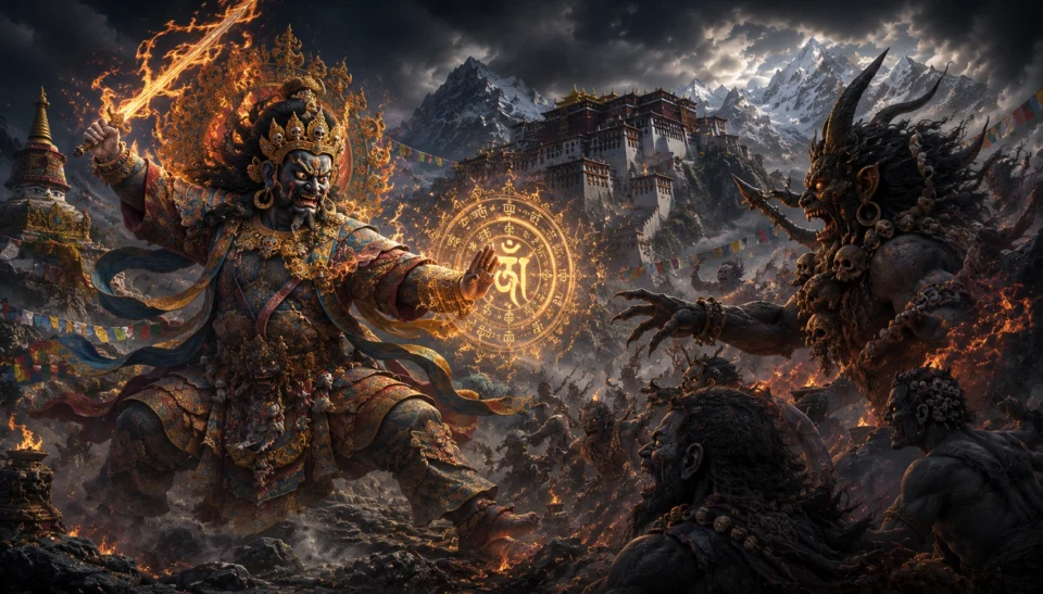 Demoni e i Protettori mitologia tibetana