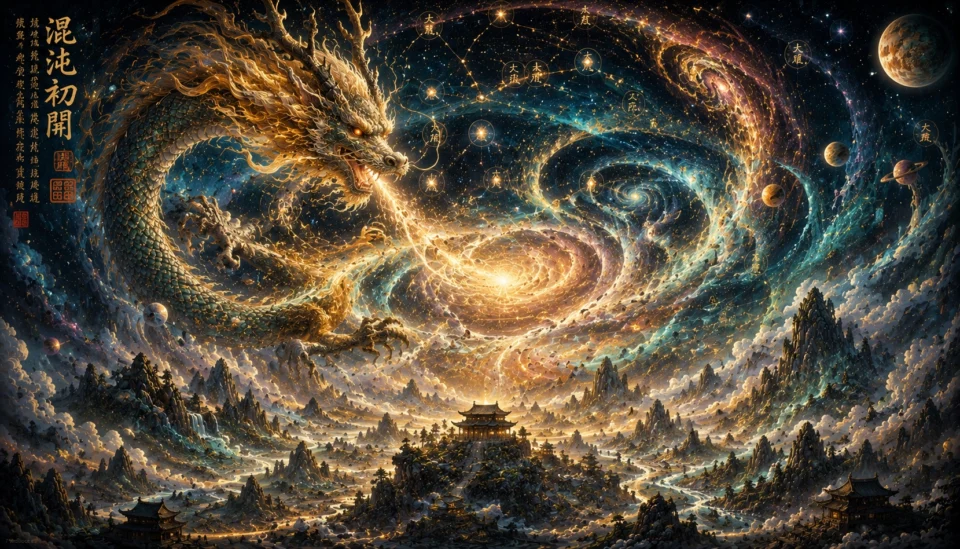 la nascita dell'universo cinese