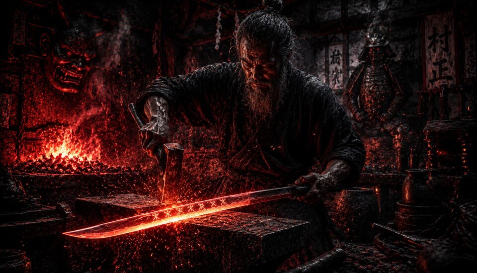 forgiatura della katana maledetta