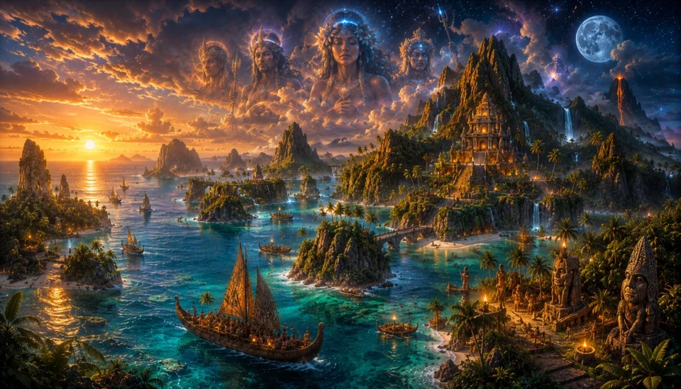 isole sacre della polinesia