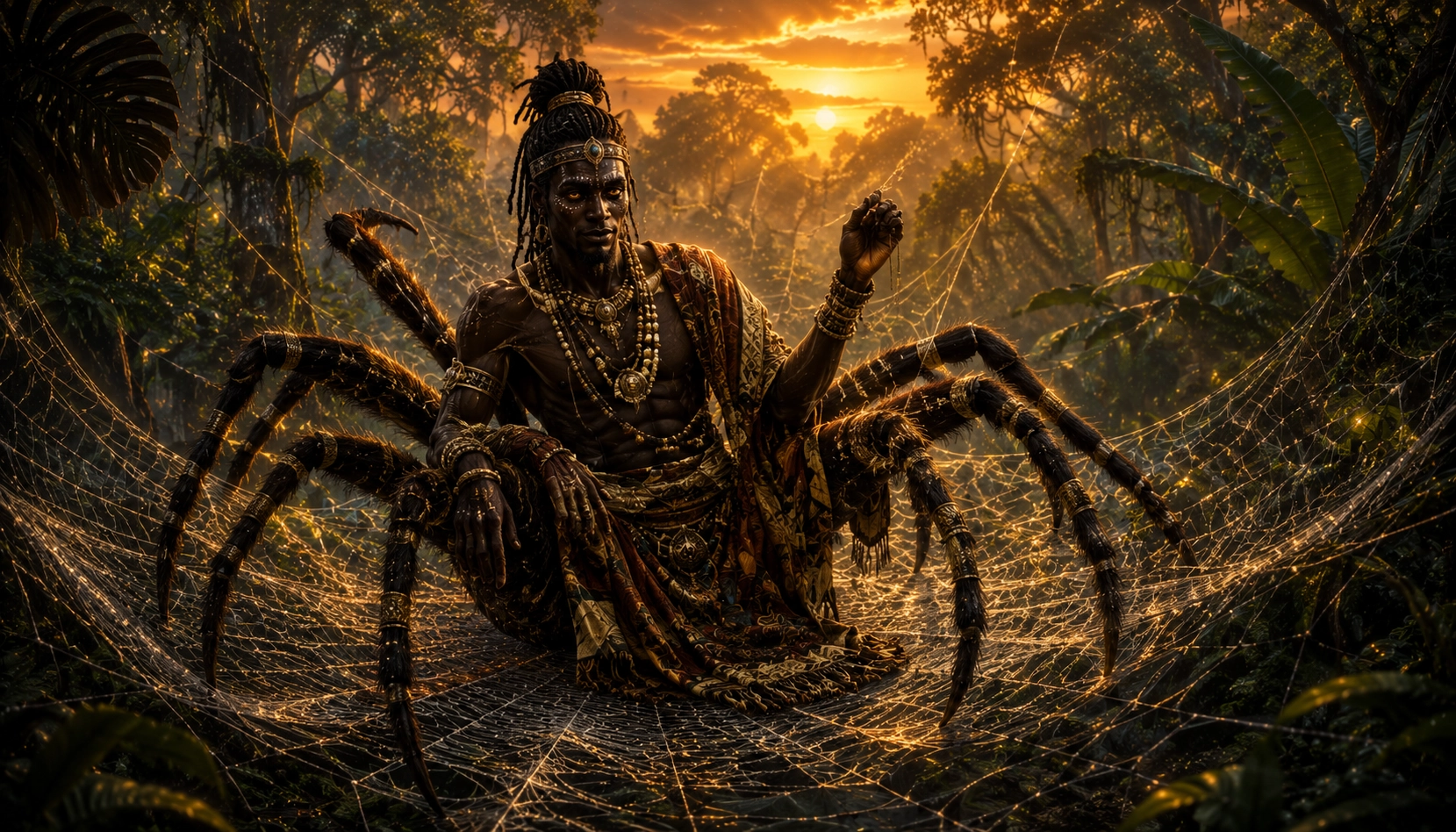 ragno della mitologia africana
