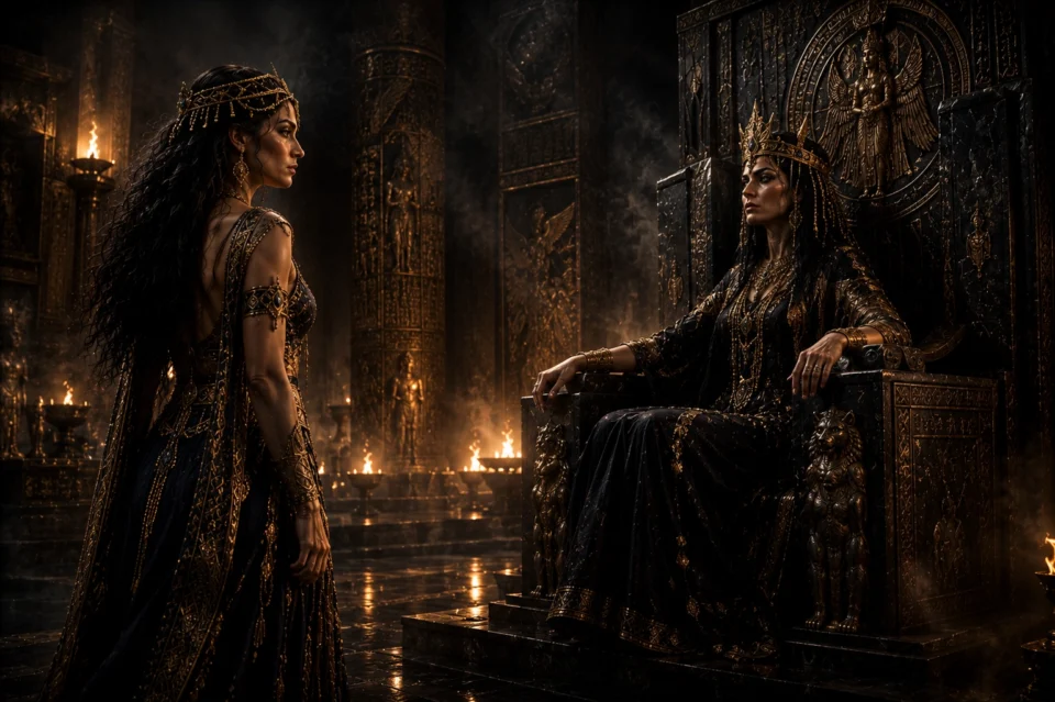 inanna nel regno di Ereshkigal
