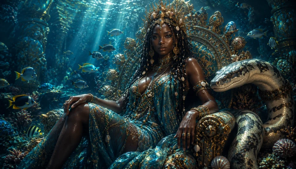 mami wata nel trono