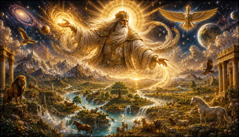La Creazione del Mondo nella Mitologia Persiana