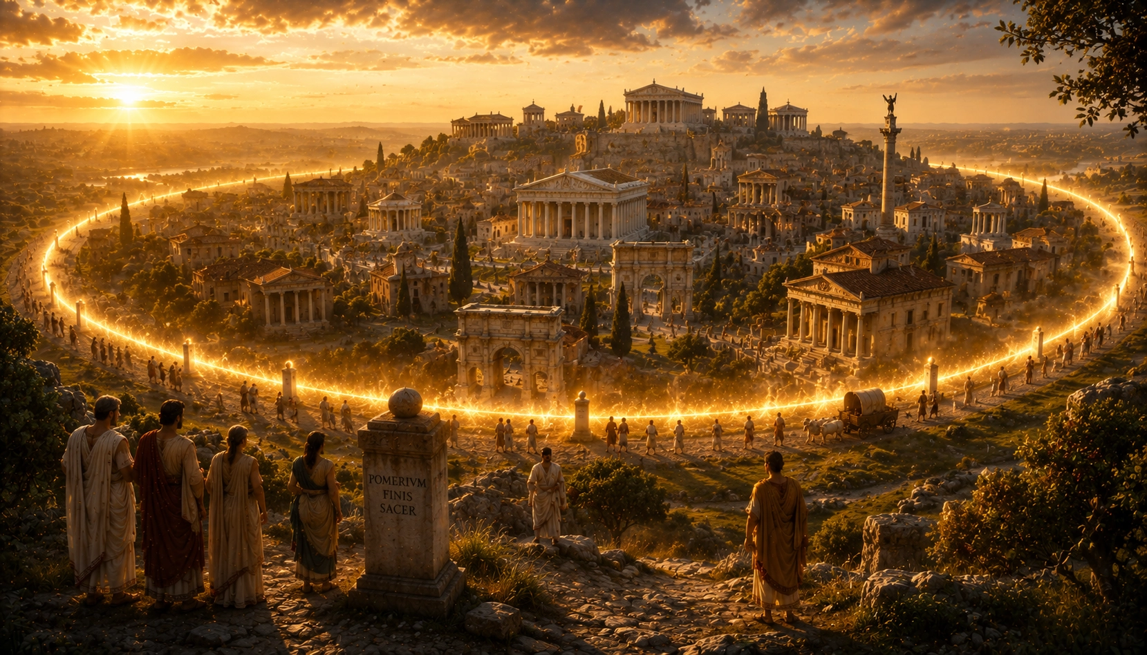 pomrrium, il Confine Sacro che Definiva Roma