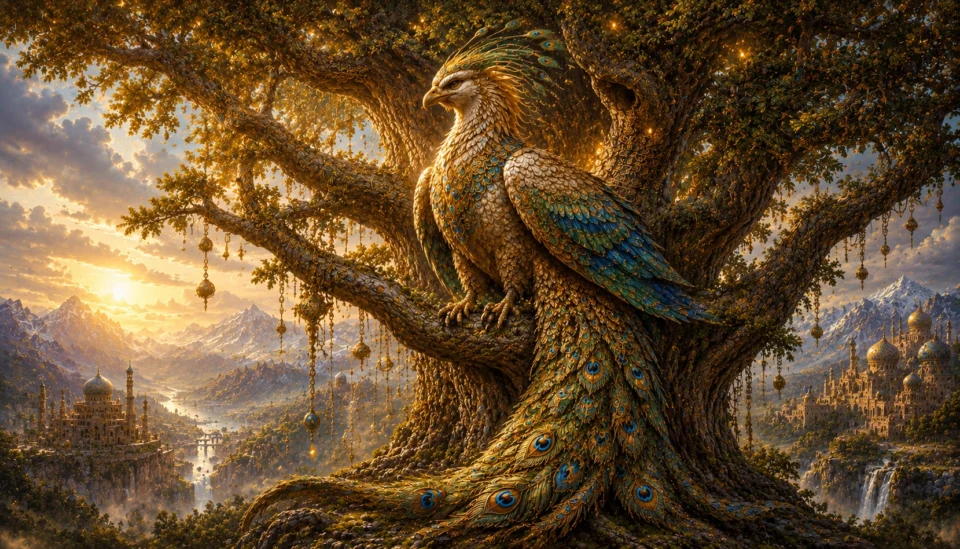 Il Simurgh e l'albero di tutti i semi