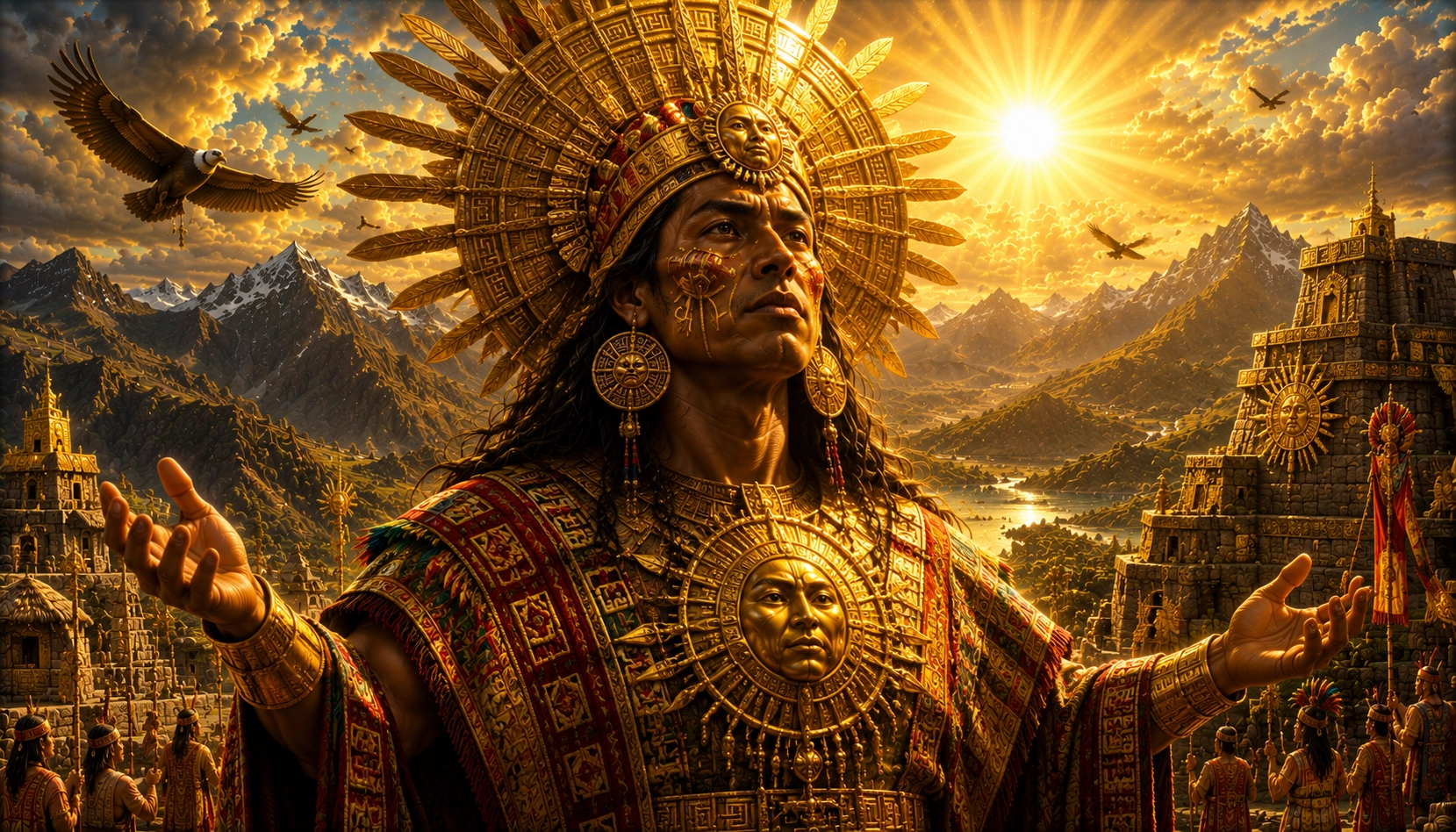 il dio del sole che illuminava l'impero inca