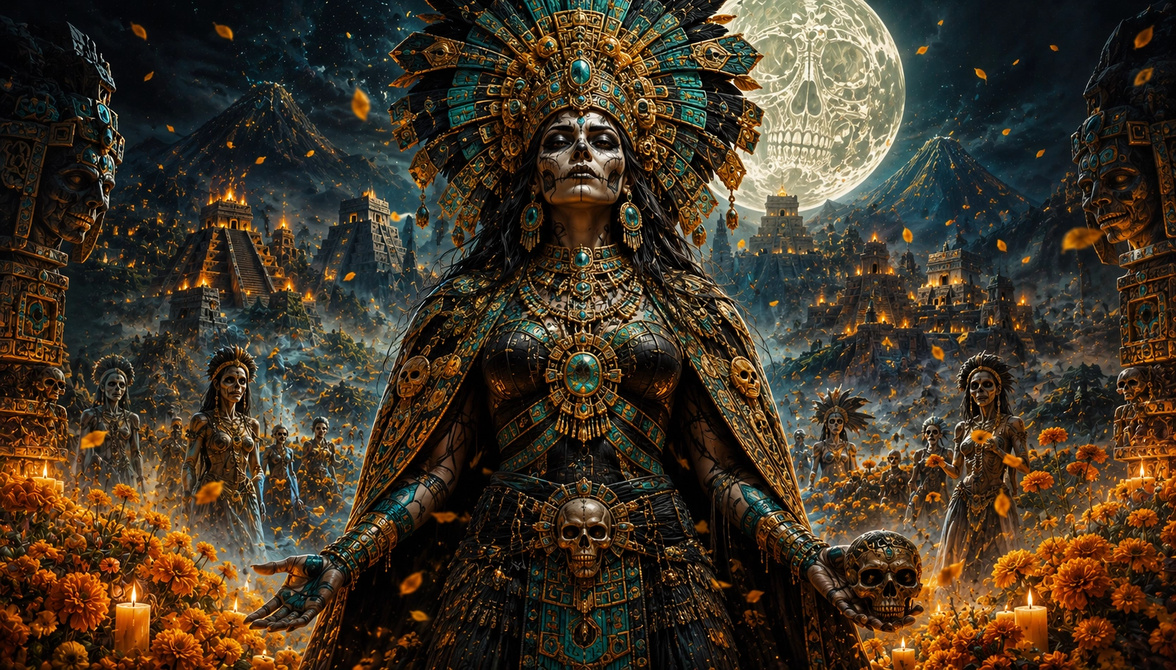 la regina dei morti nella mitologia azteca