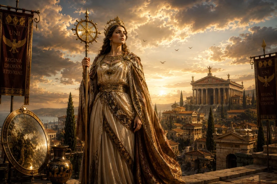 La regina del pantheon etrusco