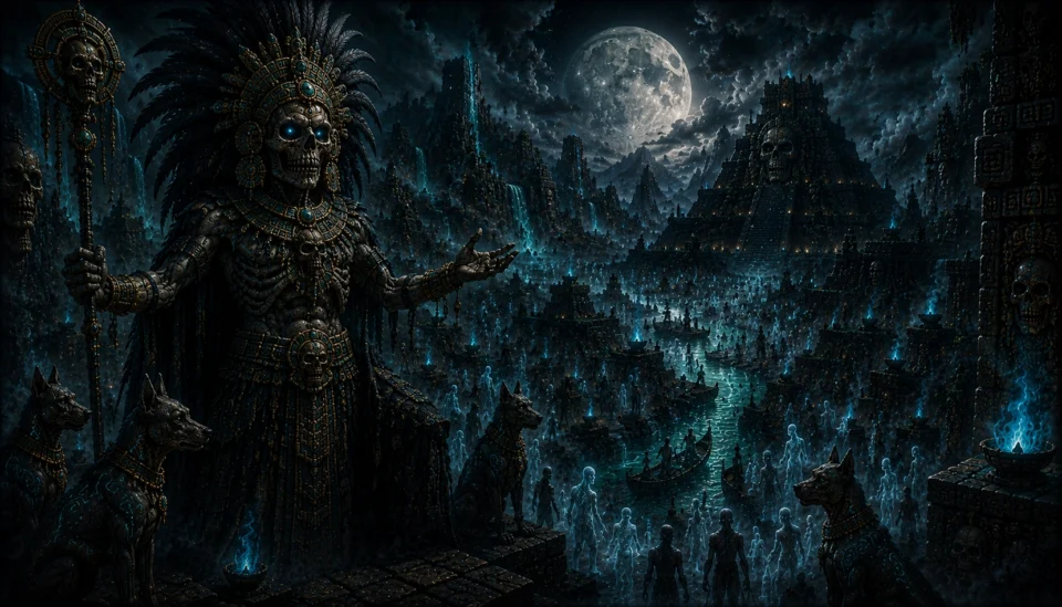 Mictlantecuhtli e il Mictlan