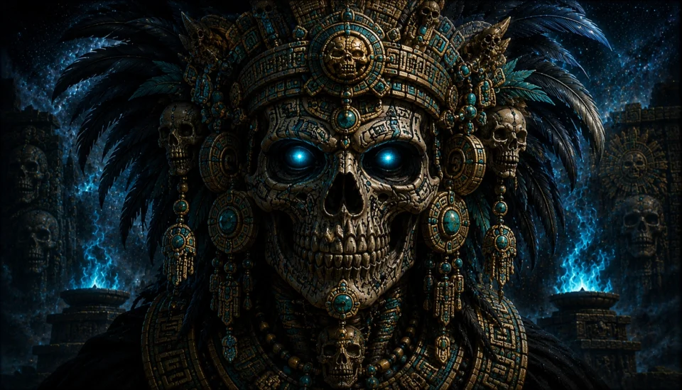 il signore del Mictlan nella mitologia azteca