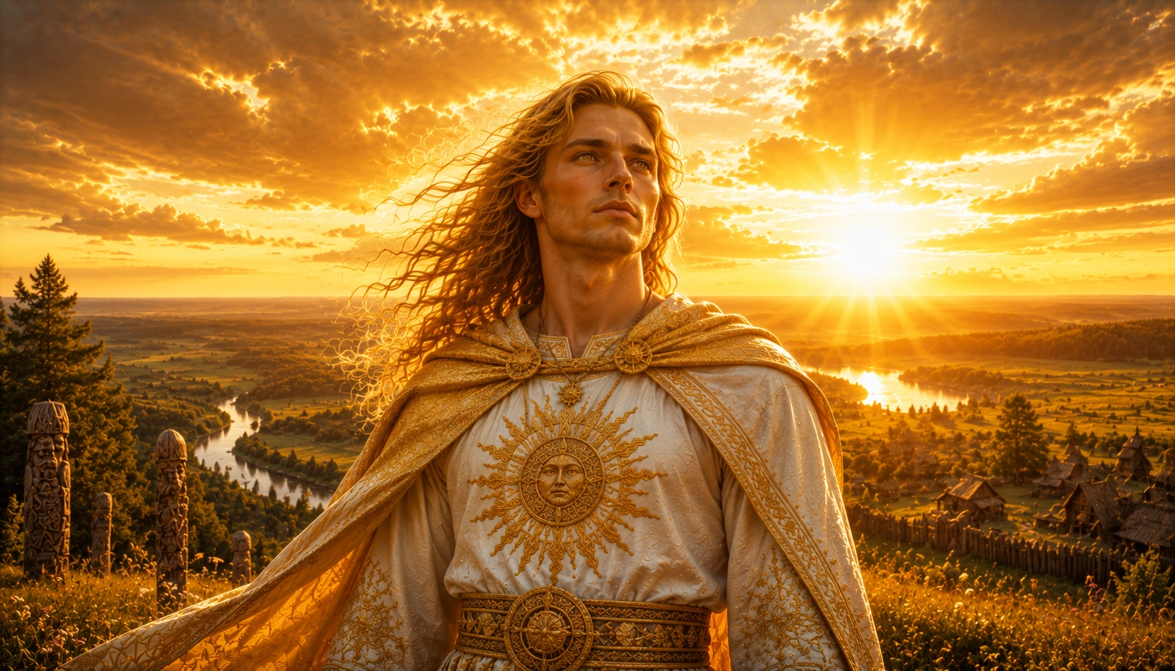 il dio del sole e della prosperità nella mitologia slava