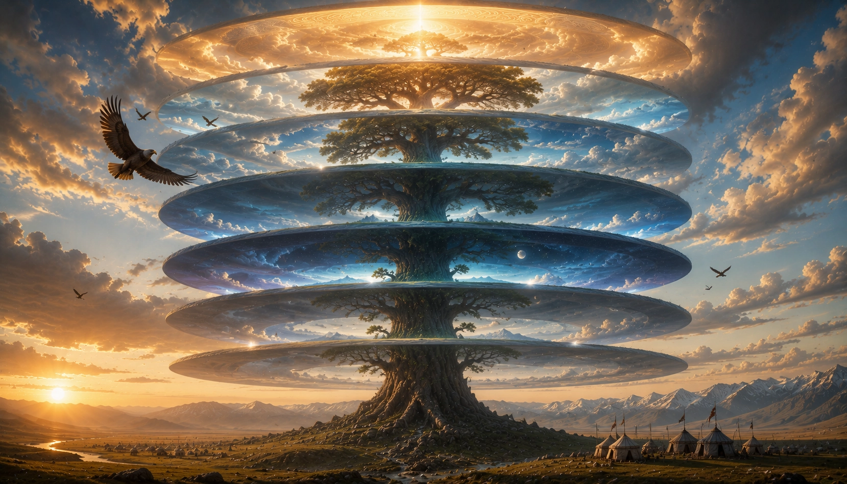 I Nove Cieli della Mitologia Turca