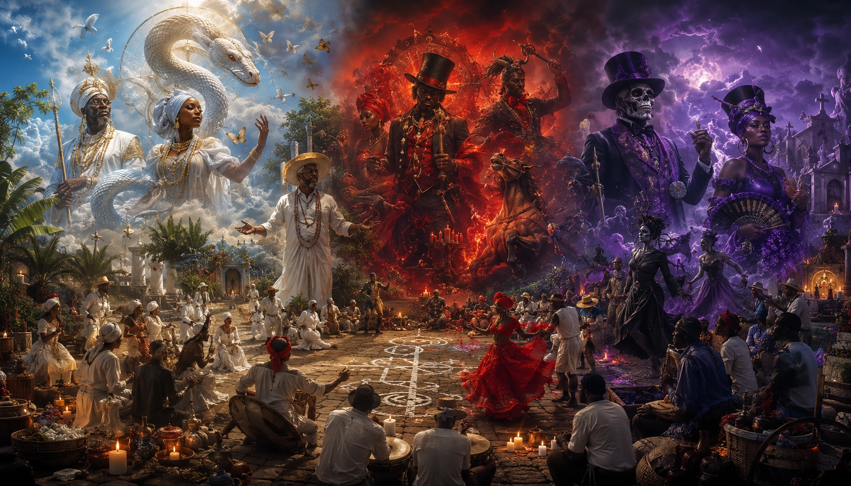chi sono gli spiriti della religione haitiana